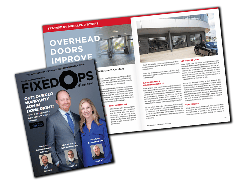 Rytec in Fixed Ops Magazine