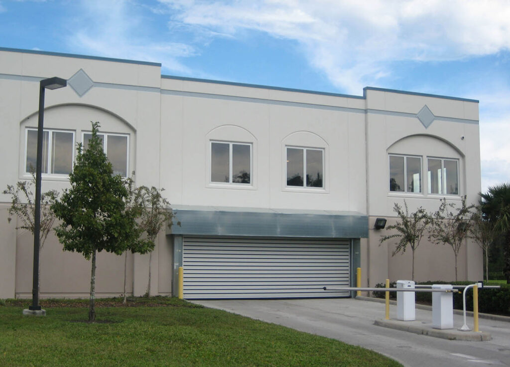 Spiral door for government facility