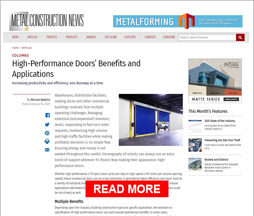 Rytec in Metal Construction News