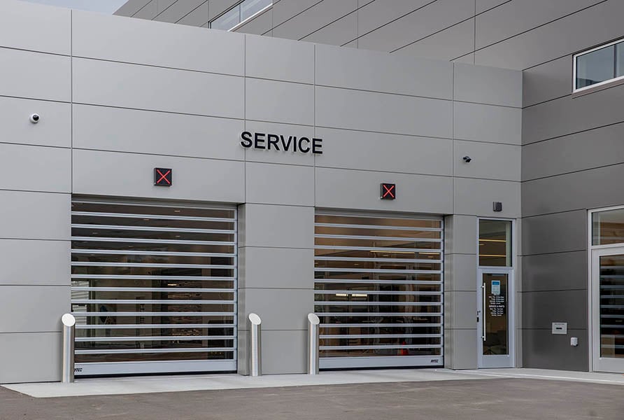 The Spiral® FV® Door: The Number One Choice of Auto Dealerships