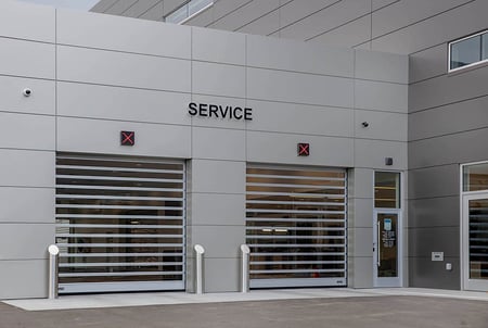 The Spiral® FV® door: The number one choice of auto dealerships