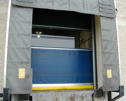 Choose the right doors to manage loading dock access loading dock high speed fabric door