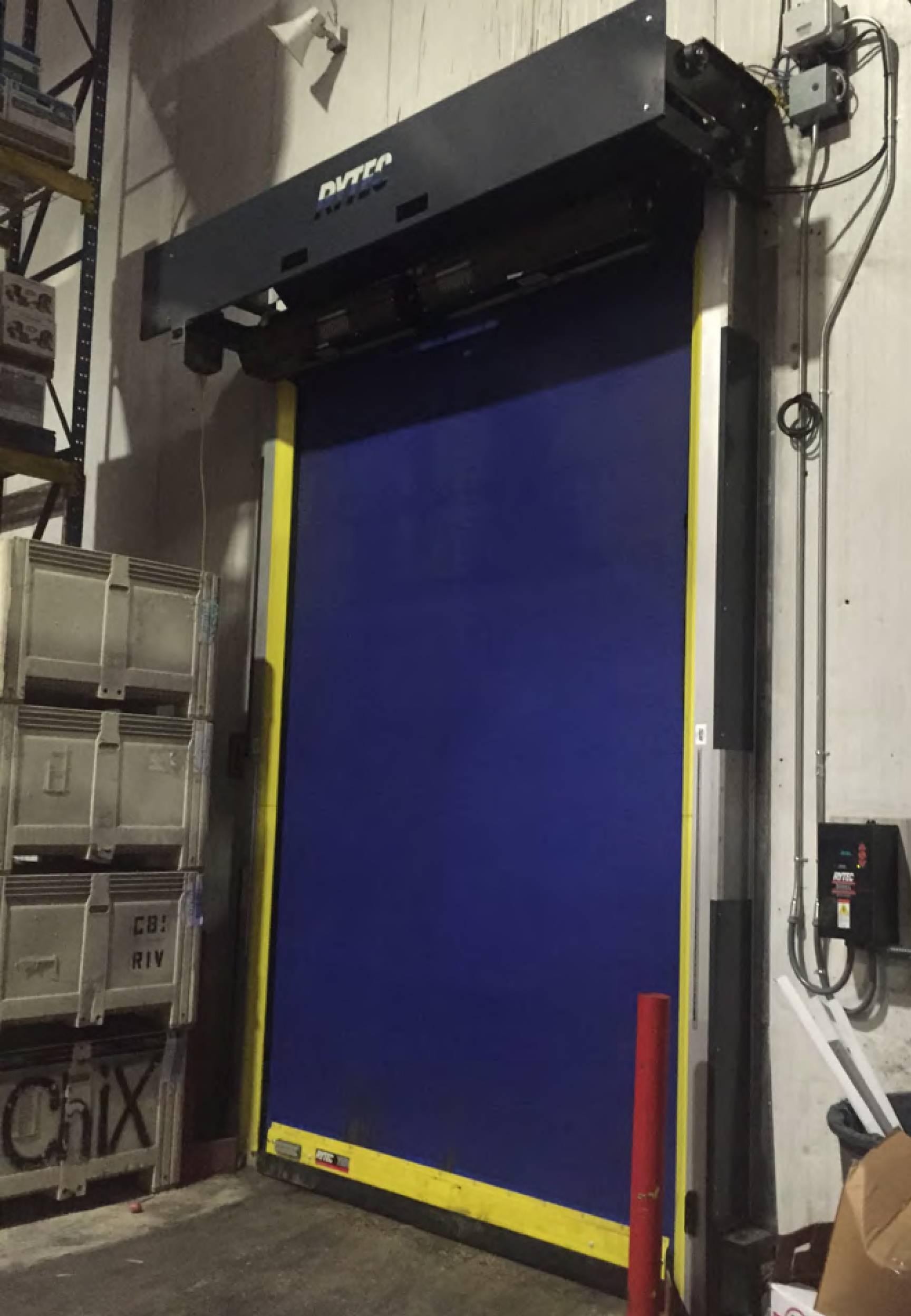 Turbo Seal door at Cheney Brothers angled