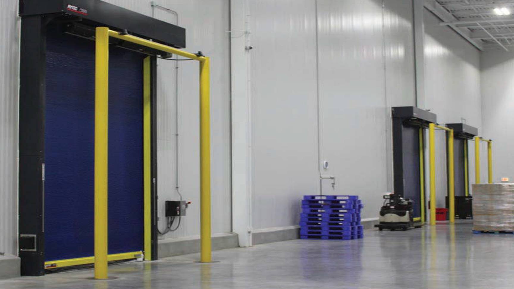 hallway with Turbo-Seal doors