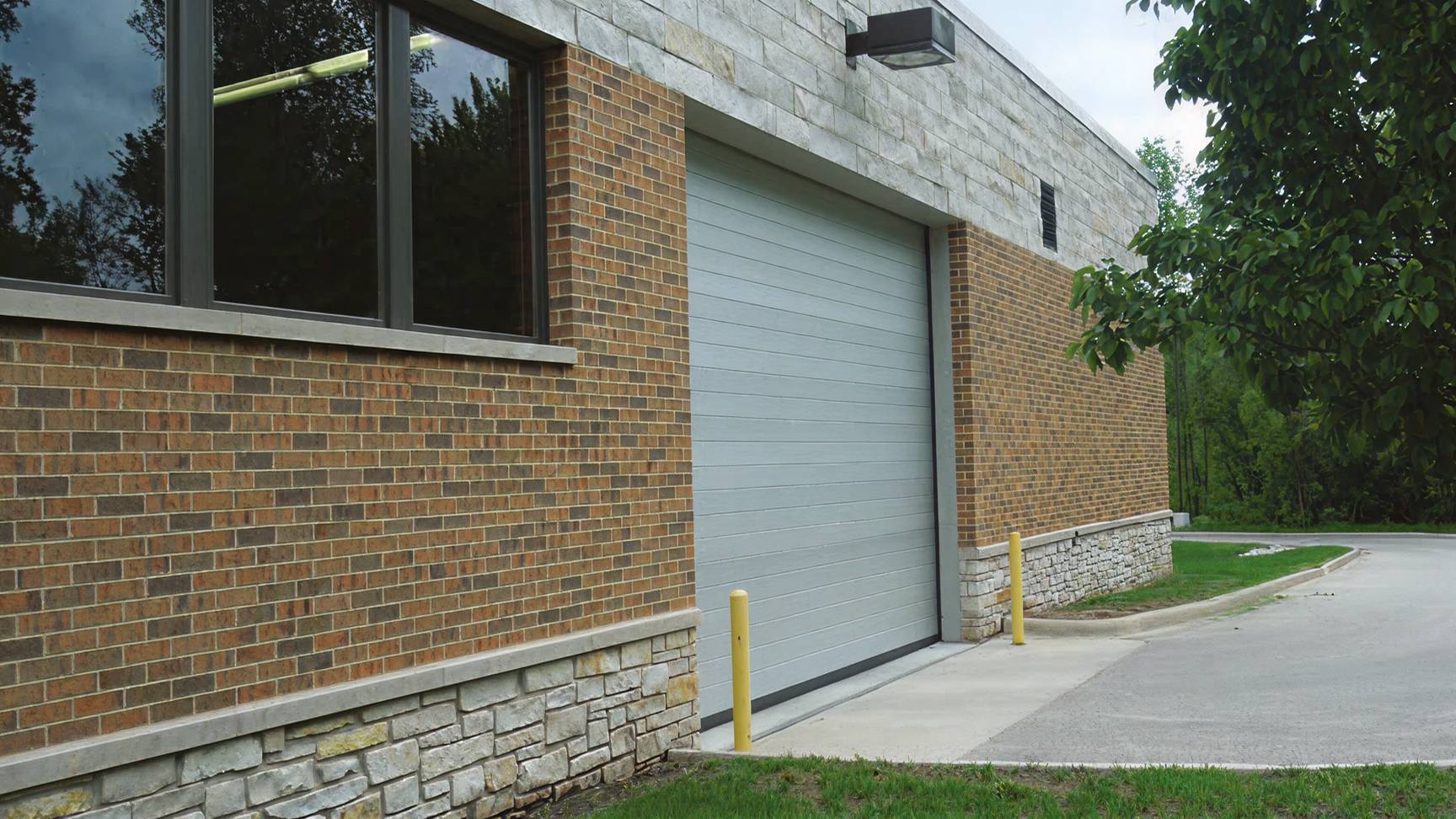 Rytec Spiral Door seen from exterior