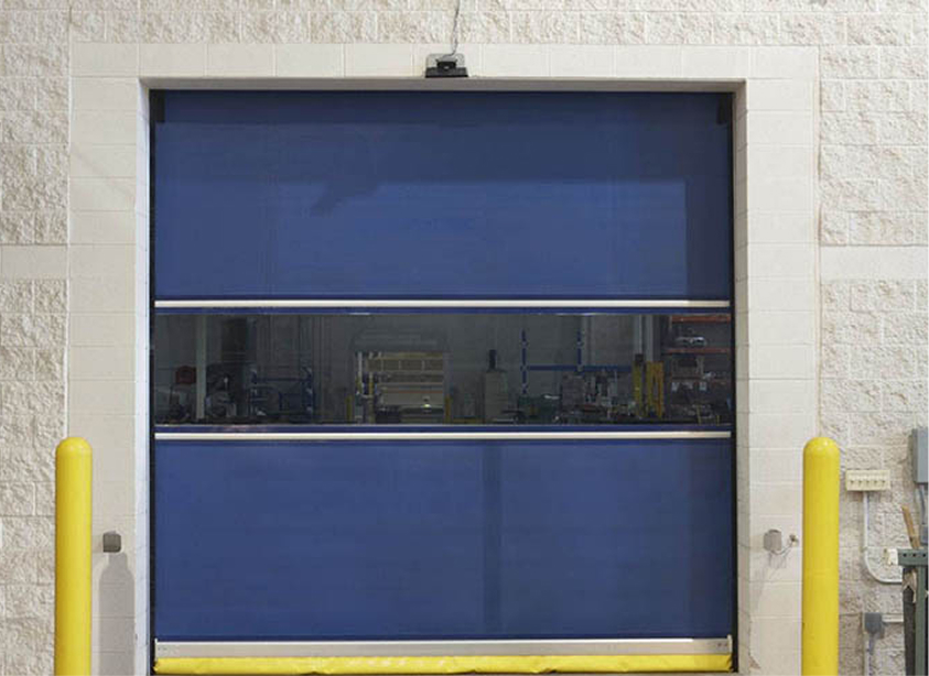 blue door outside