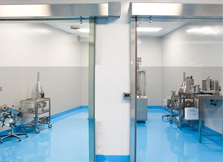 inside a clean room facility