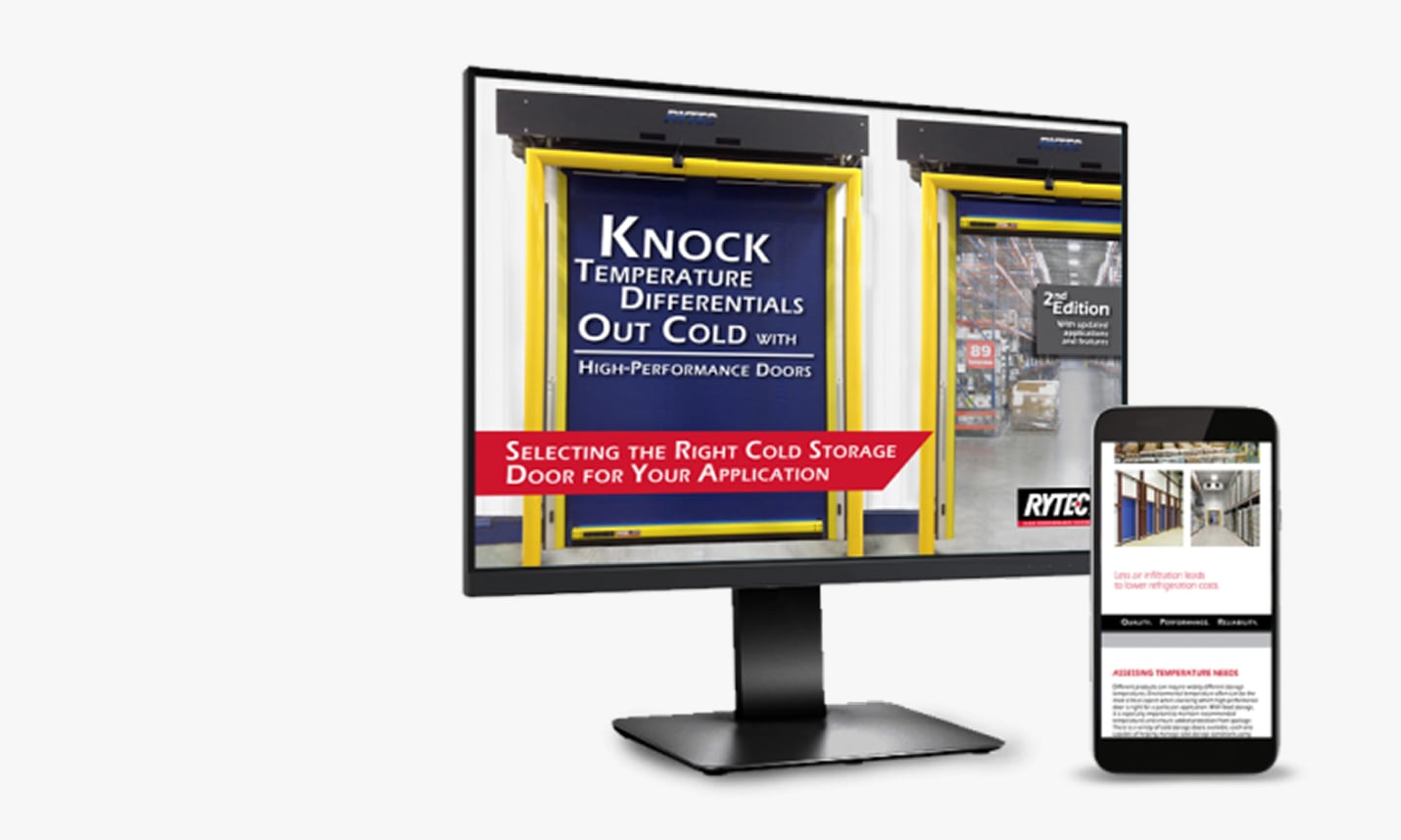 Knock Temperature Differentials Out Cold guide on monitor and phone