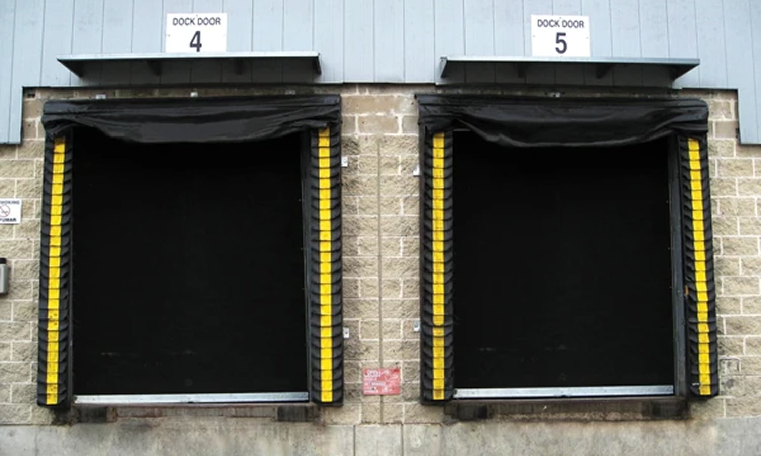 two PowerTec SD loading dock doors