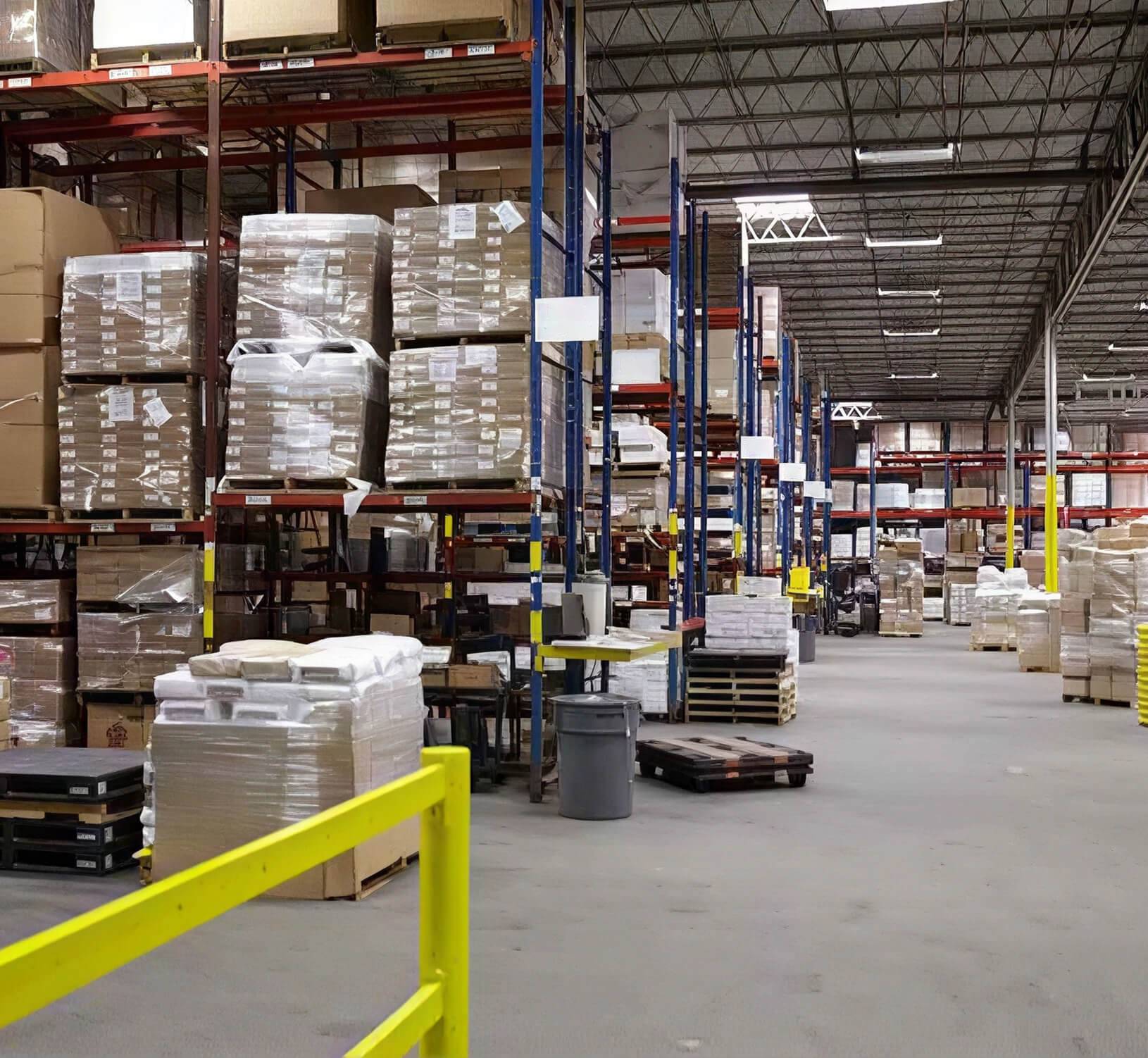 busy warehouse