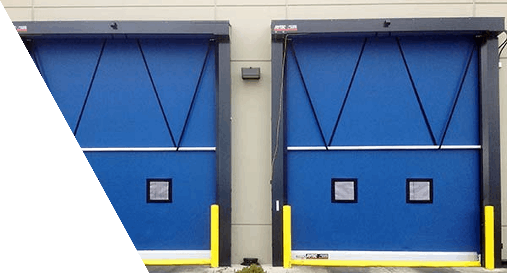 two Fast-Seal doors