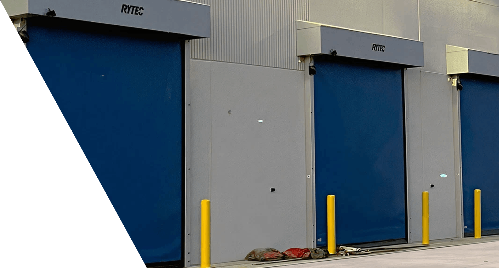 row of FlexTec doors