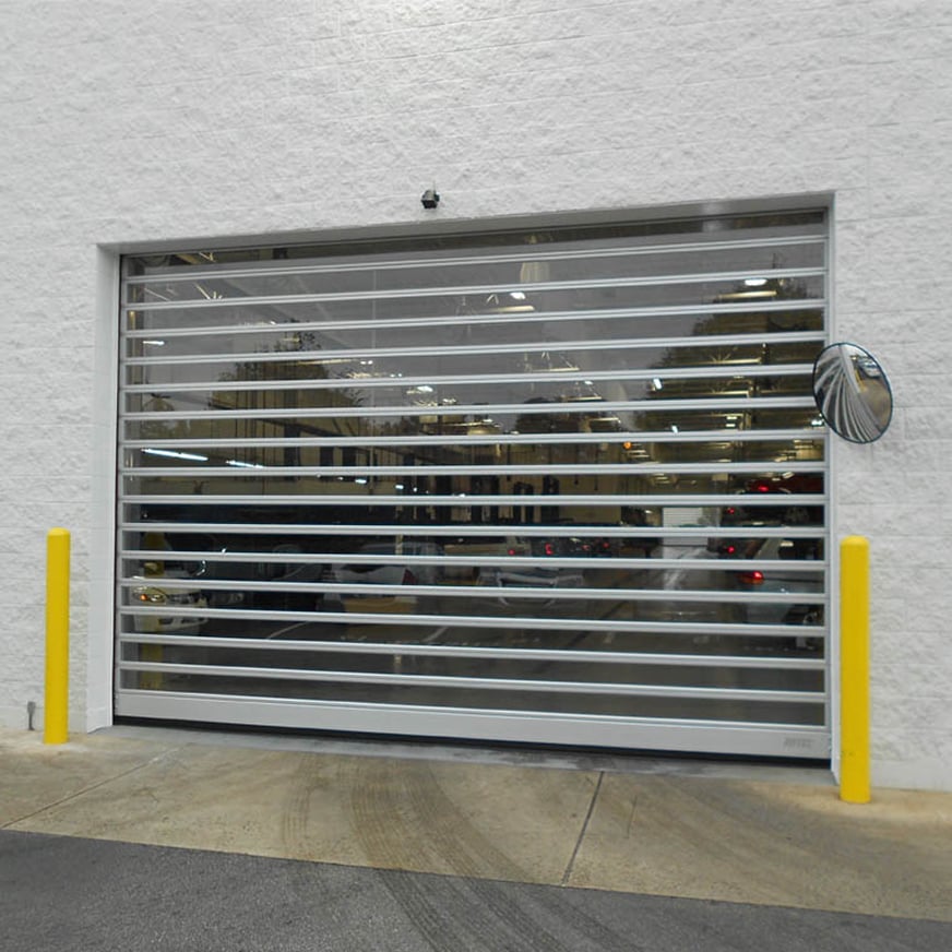 Spiral FV door outside view