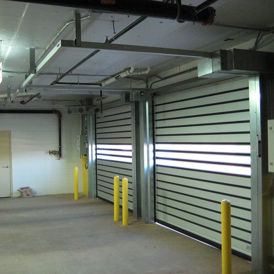 two Spiral LH doors inside