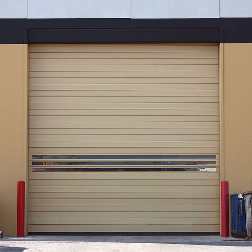 Spiral door brown