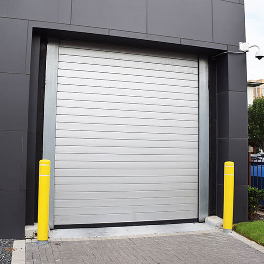 Spiral door for parking