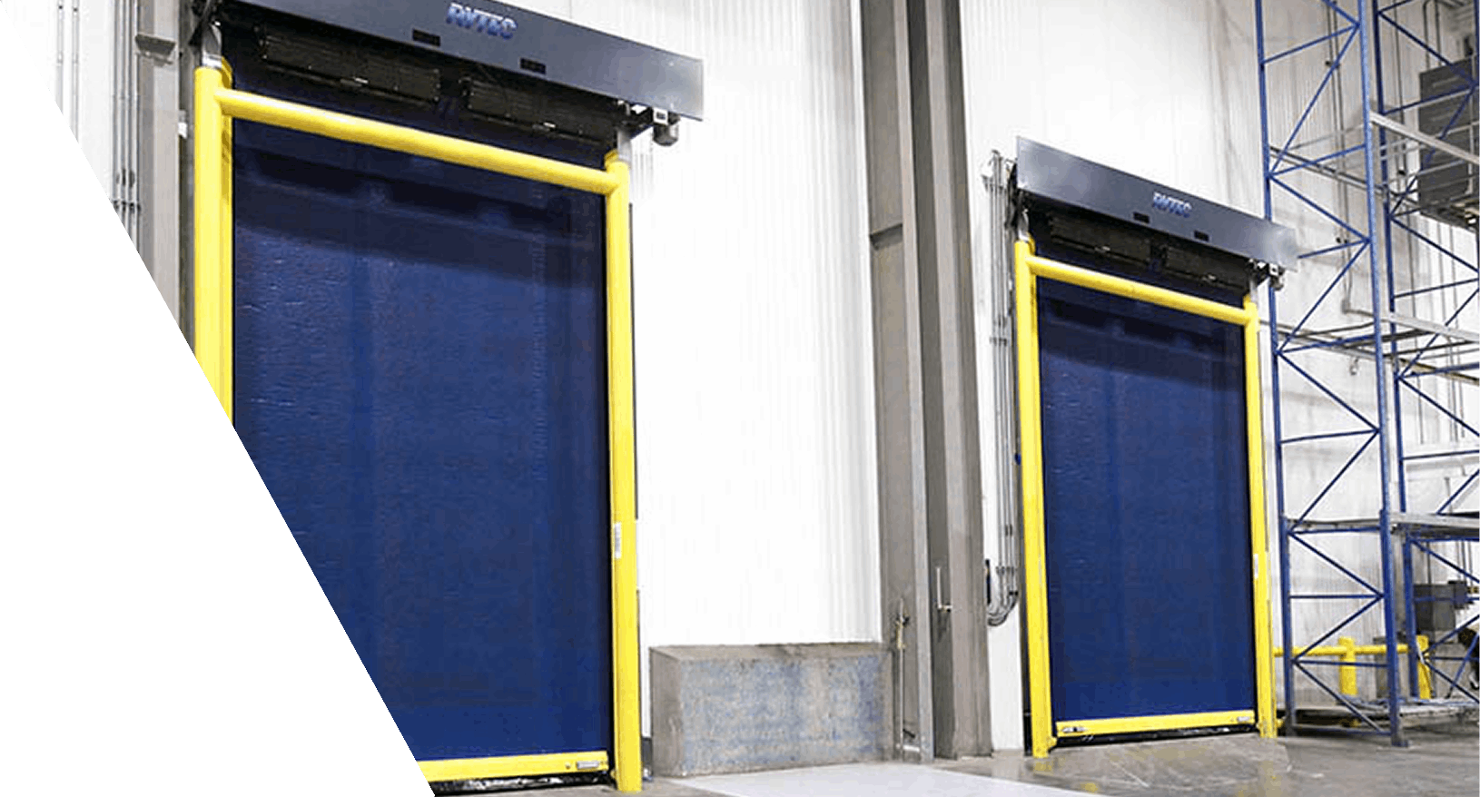 two large Turbo-Seal Insulated doors