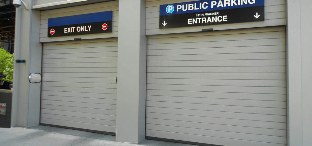 reliable spiral parking garage doors
