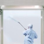 Clean Roll Fabric Doors Cleaning