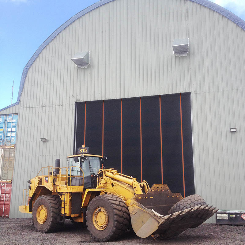 Powerhouse® XL Industrial Rubber Roll Up Doors Large Overhead Door