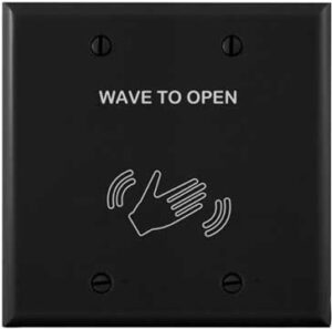 wave to open touchless operation 