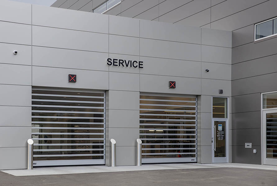 The Spiral® FV® door: The number one choice of auto dealerships