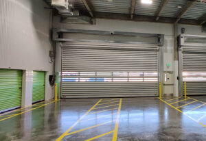 high-performance roll-up door for storage facility