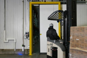 door safety monitoring and sensors for cold storage applications