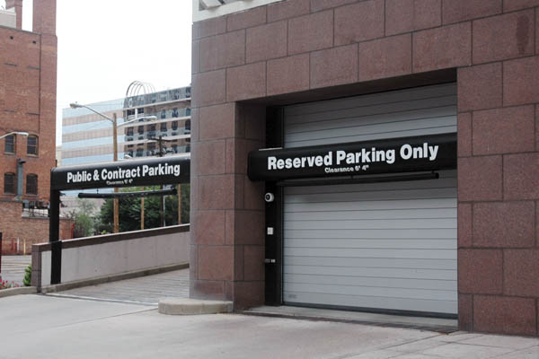High-speed doors elevate the user experience in government parking structures