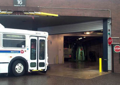 Bus at Transit Facility 