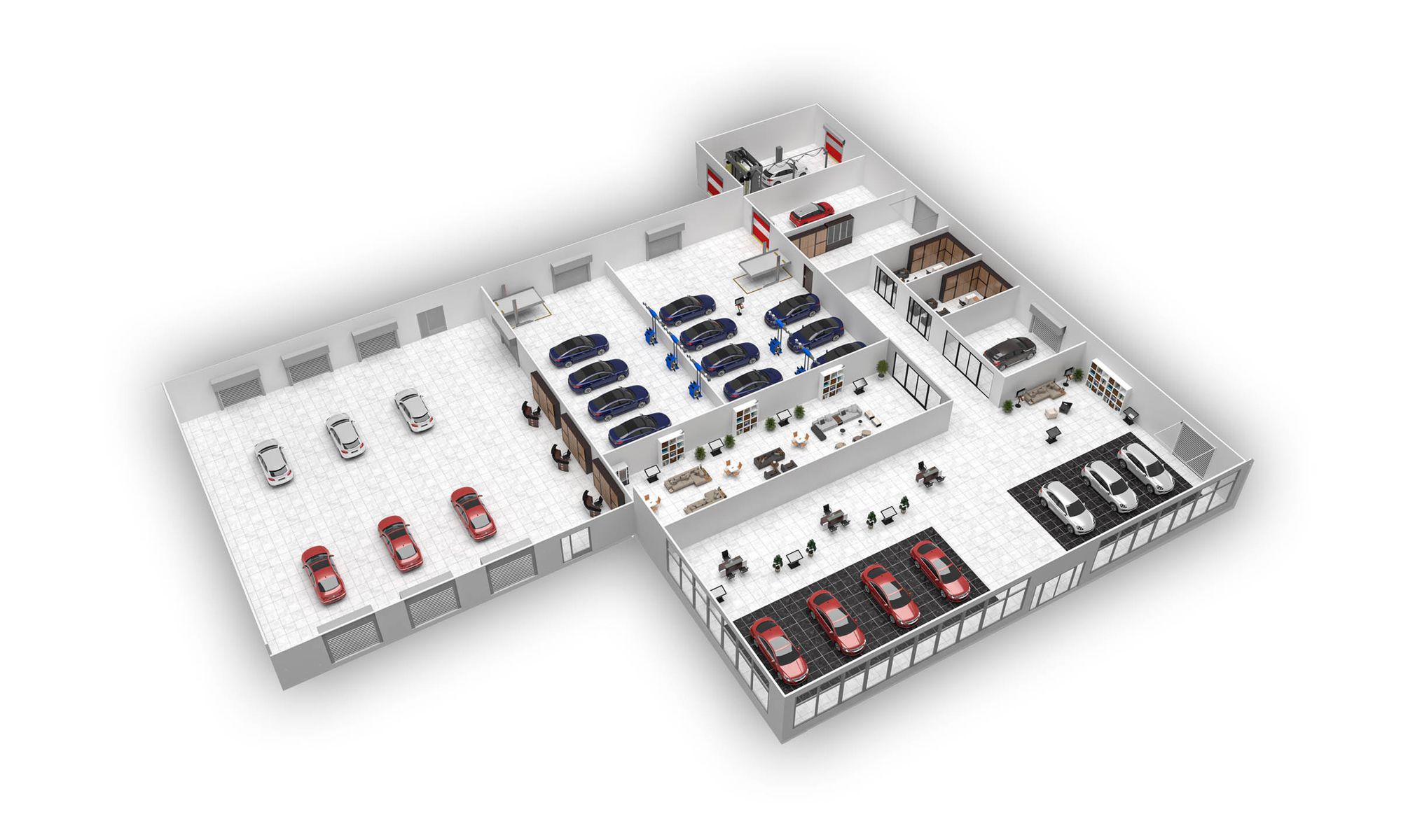 Auto Dealership Layout