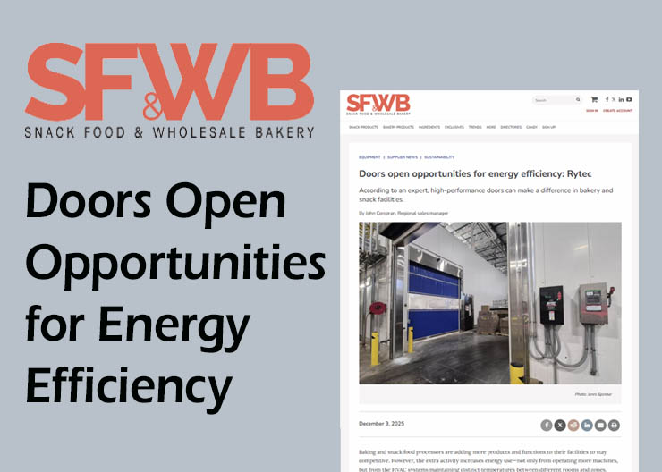 Improve Energy Efficiency in Food Facilities with High-Performance Doors