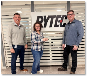 Trista Bernhardt Receiving Rytec's Tony B Award