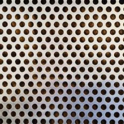 Perforated Spiral VT slat close up